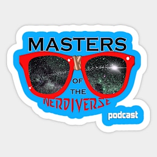 Masters of the Nerdiverse Podcast Tee Sticker